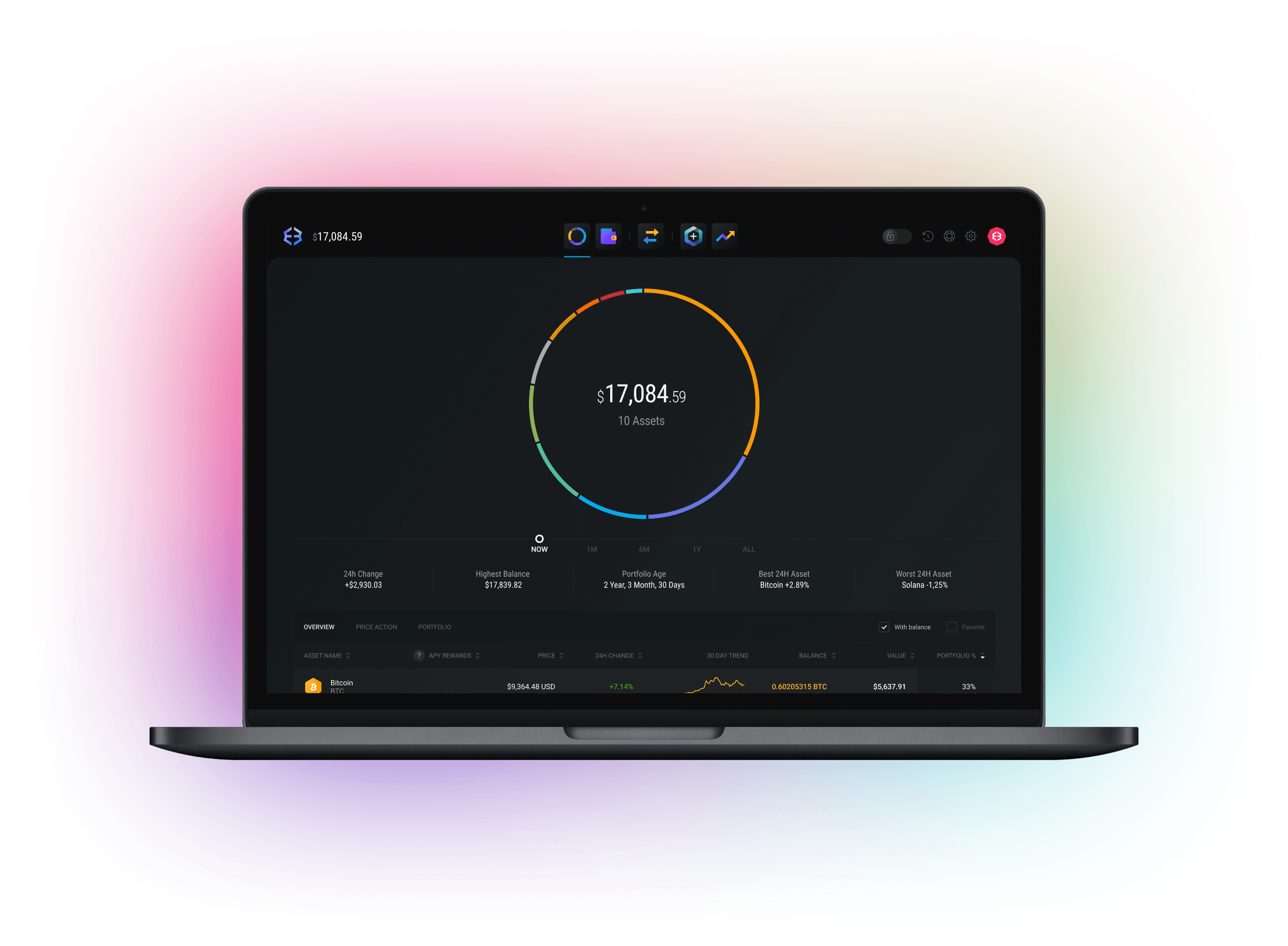 Exodus Desktop app preview