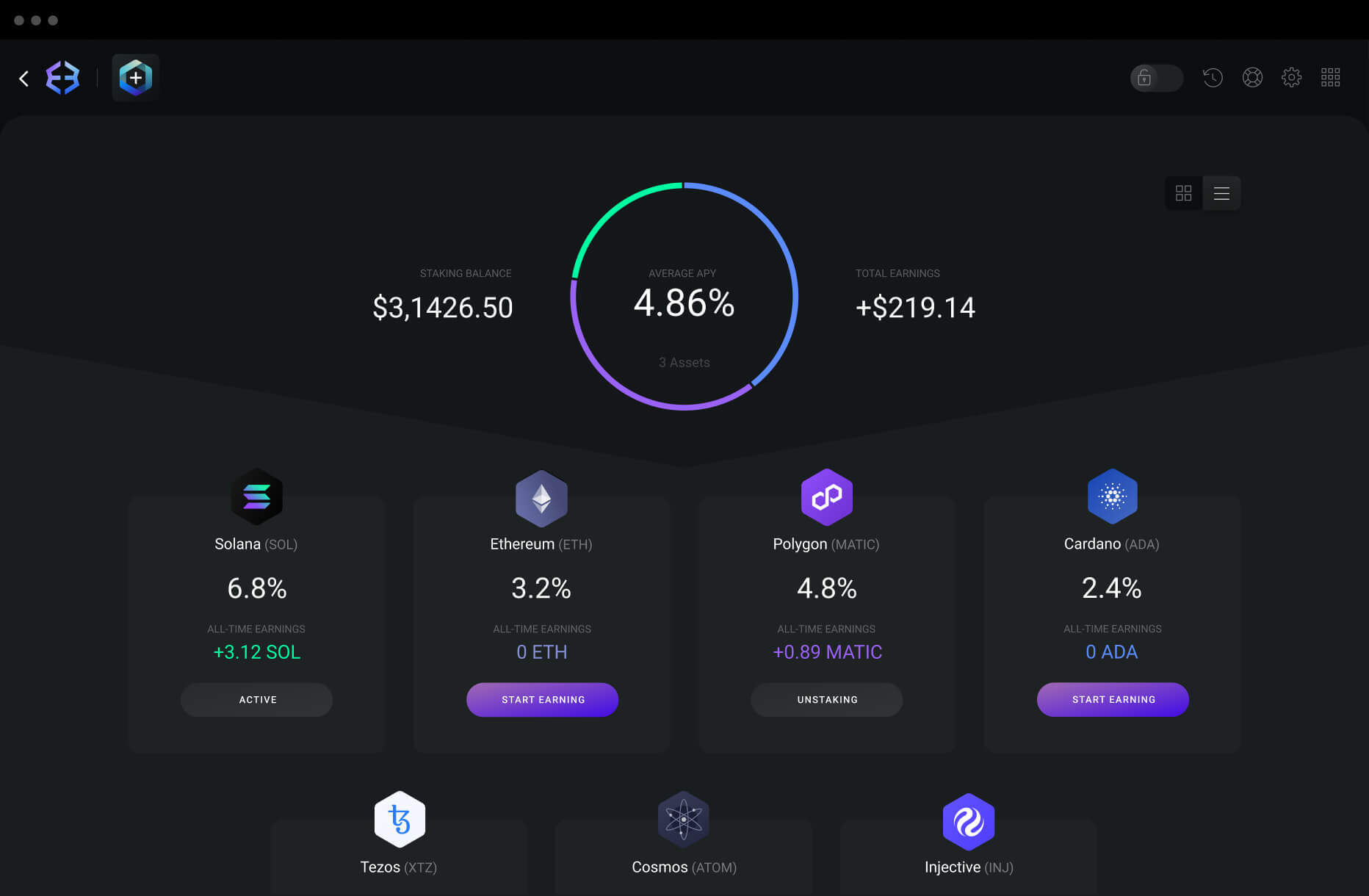 Stake Crypto, Earn Rewards - Staking Crypto Platform | Exodus