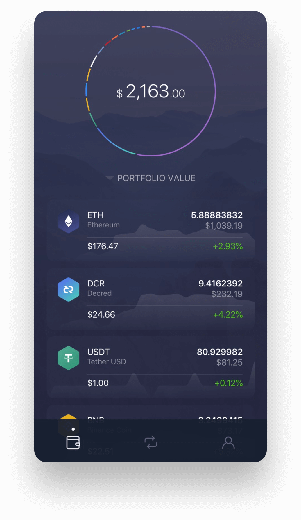 Experience Decred on Exodus Decred mobile wallet