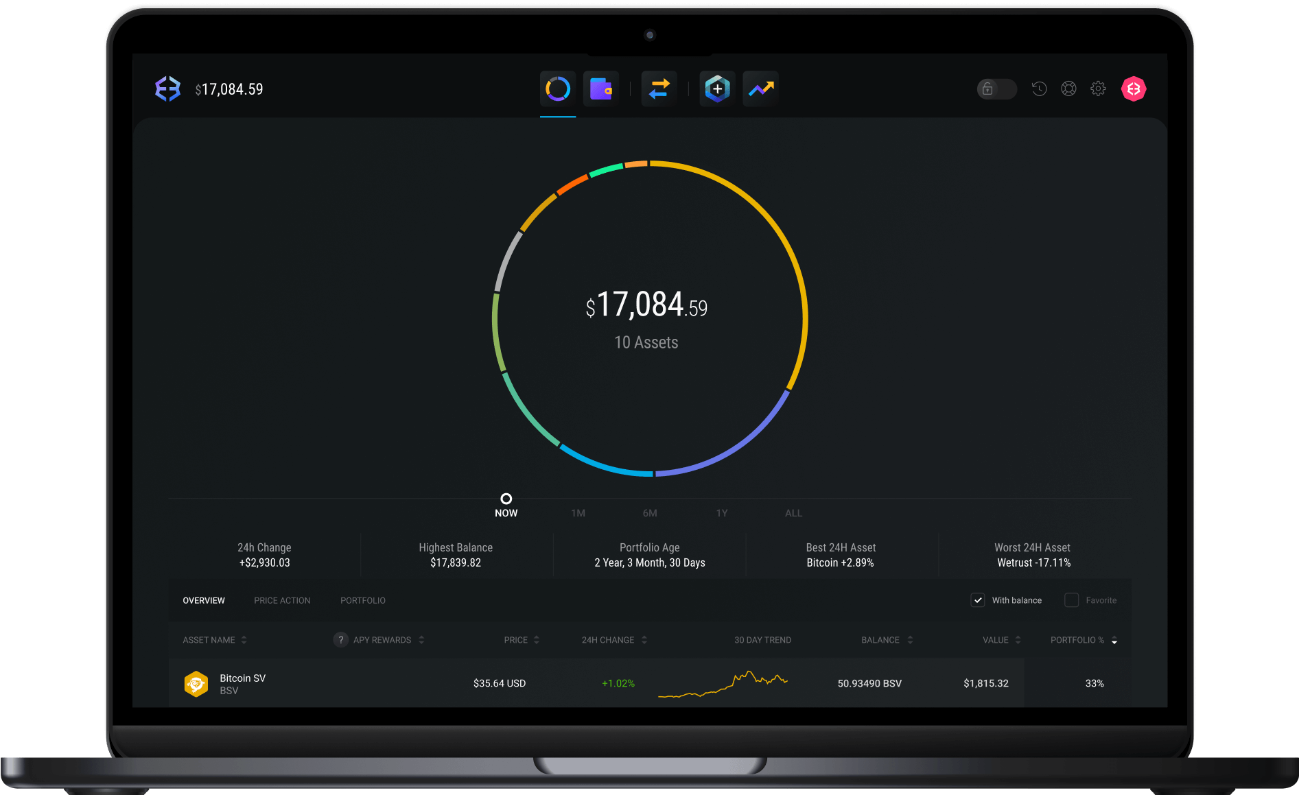 Exodus Bitcoin SV<span class=