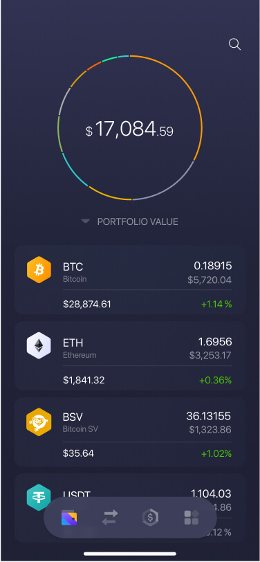 Exodus Bitcoin SV<span class=