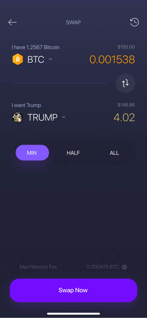 Exodus Official Trump Coin Mobile Wallet
