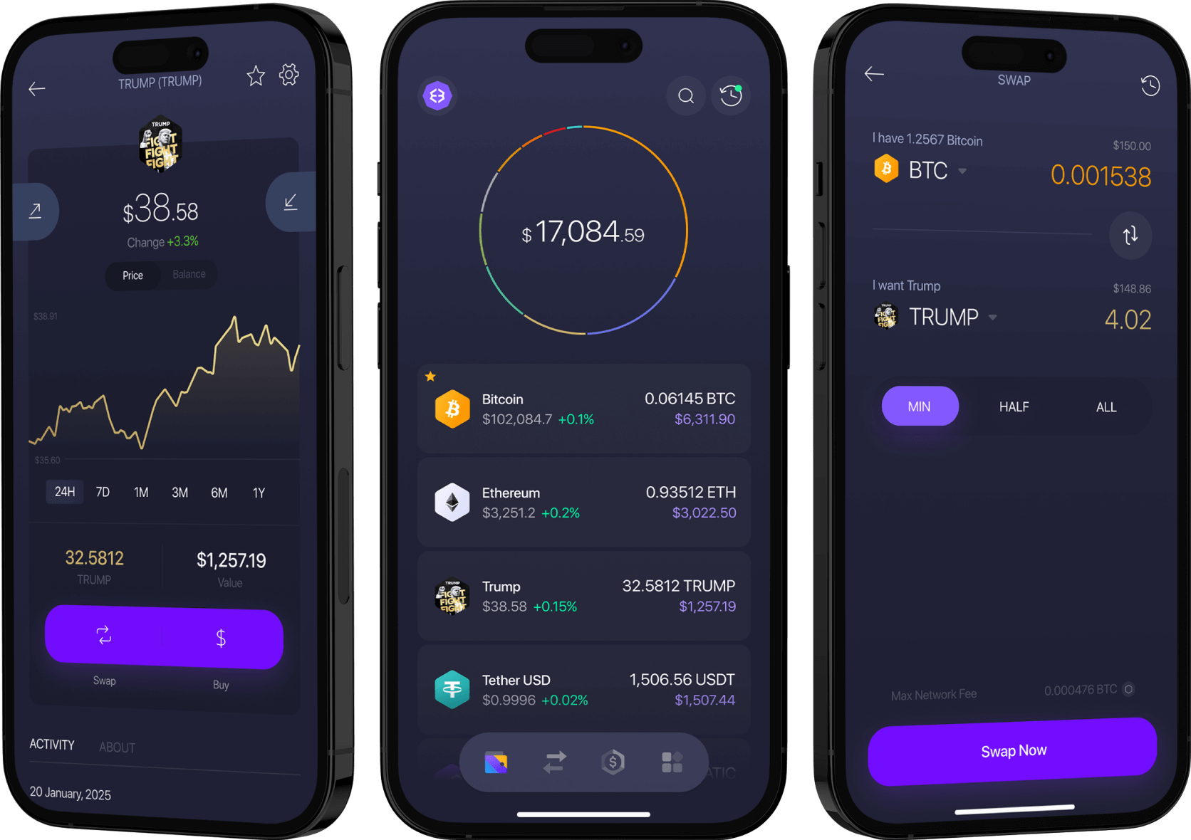 Exodus Official Trump Coin Mobile Wallet