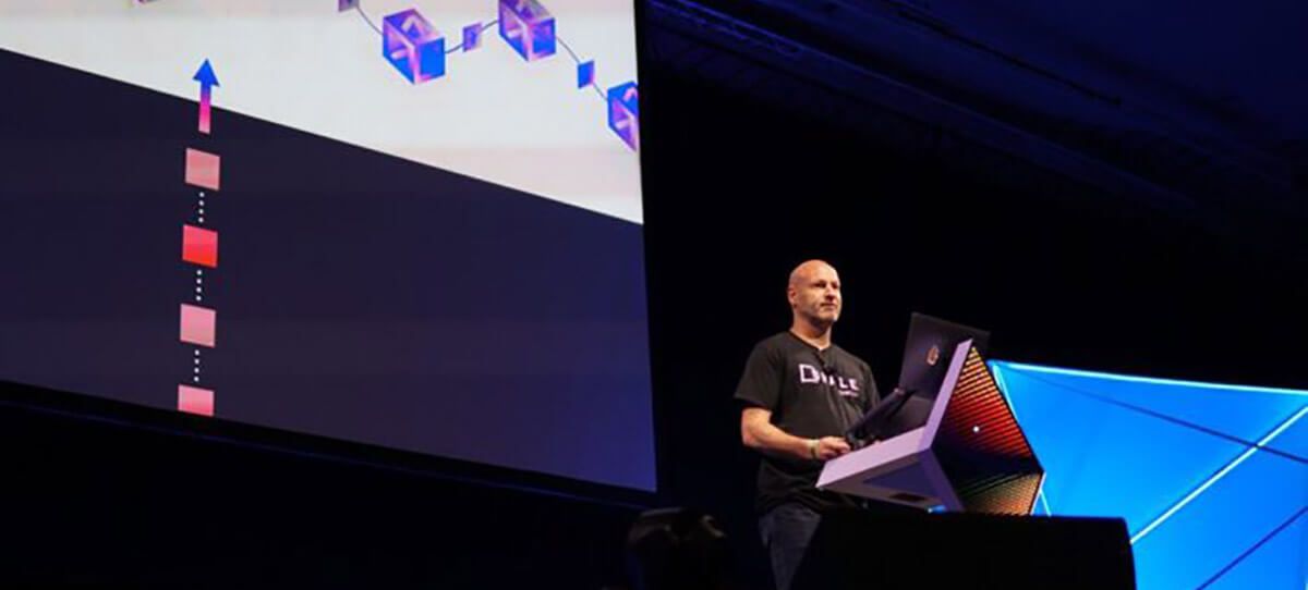 ethereum proof of stake date - joseph lubin takes the stage at devcon 5
