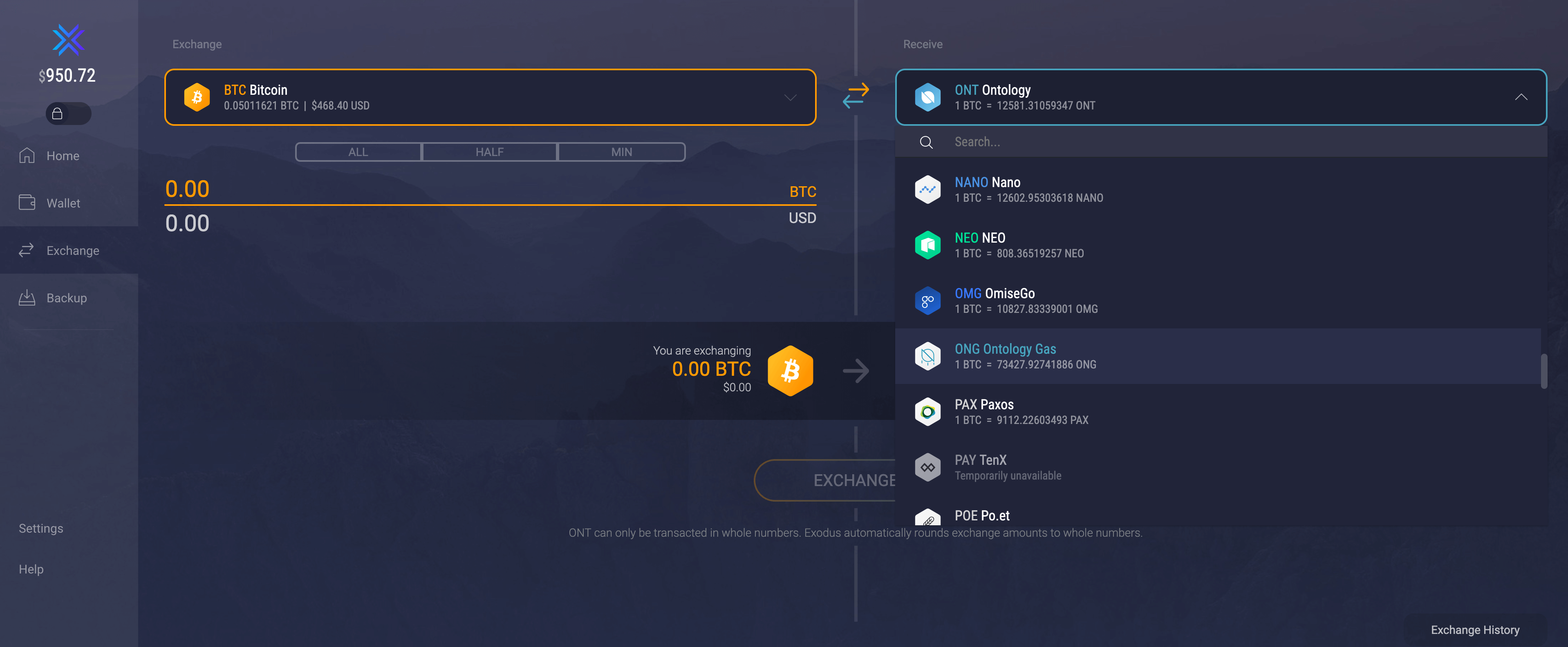 Ontology ONT exchange