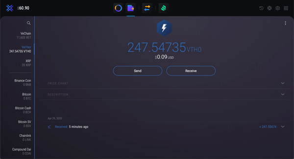 vechain staking - how to stake vechain with exodus vechain staking wallet