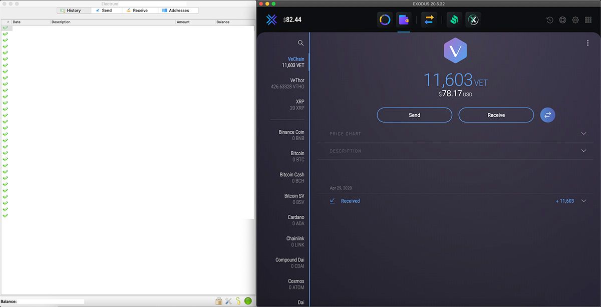 exodus vs electrum ease of use - exodus has a more intuitive, modern design