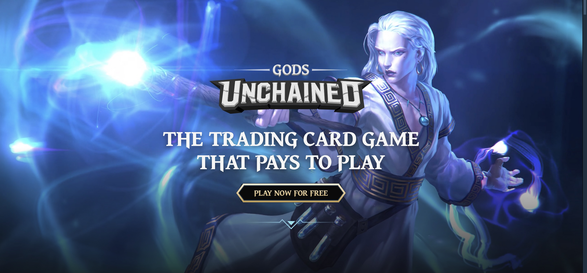 Gods unchained blockchain game