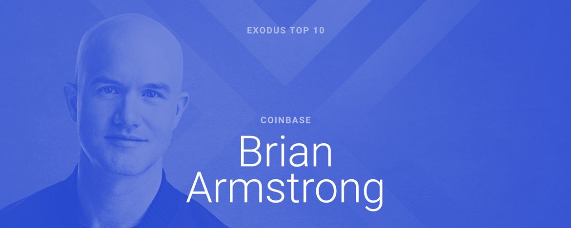 Exodus Top 10 Most Influential People in Crypto: Brian Armstrong