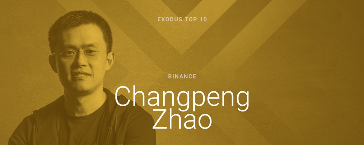 Exodus Top 10 Most Influential People in Crypto - CZ
