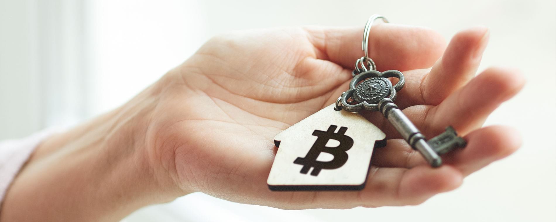 You can now buy a house or pay rent with Bitcoin