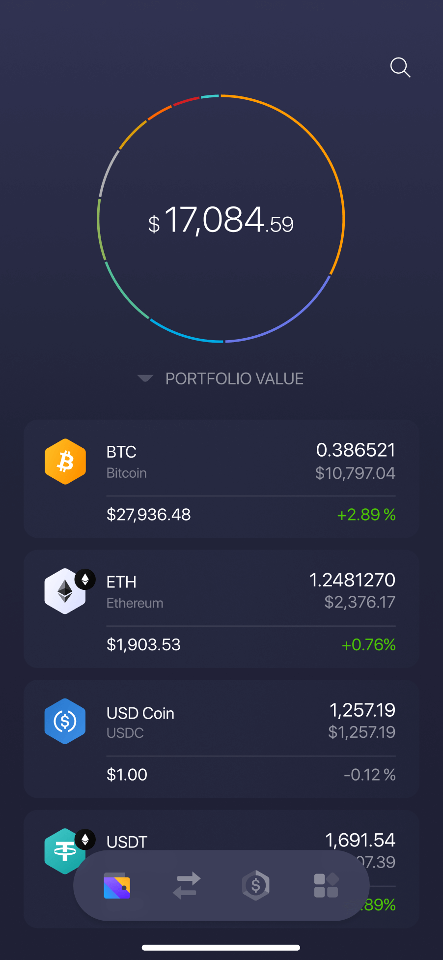 bitcoin wallet ios app